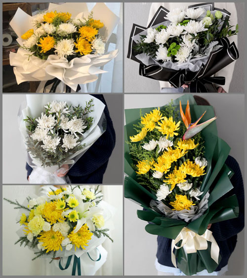 山东青岛莱西市望城街道东水道村白事花束代送